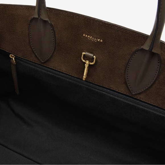 DeMellier Hudson Suede Bag, Large, Mocha Brown - Picture 6 of 12